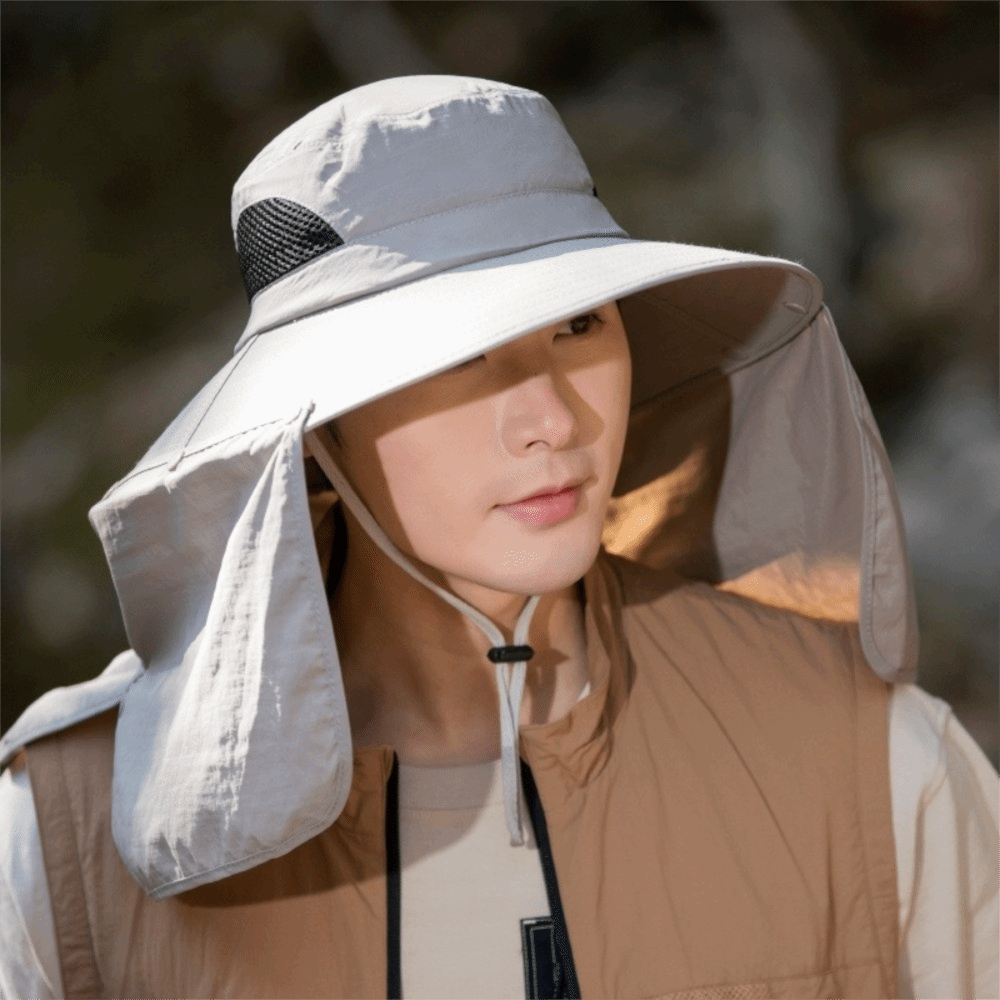Women'S Fashion Hats - Mode stoffen heren zonnehoed grote rand