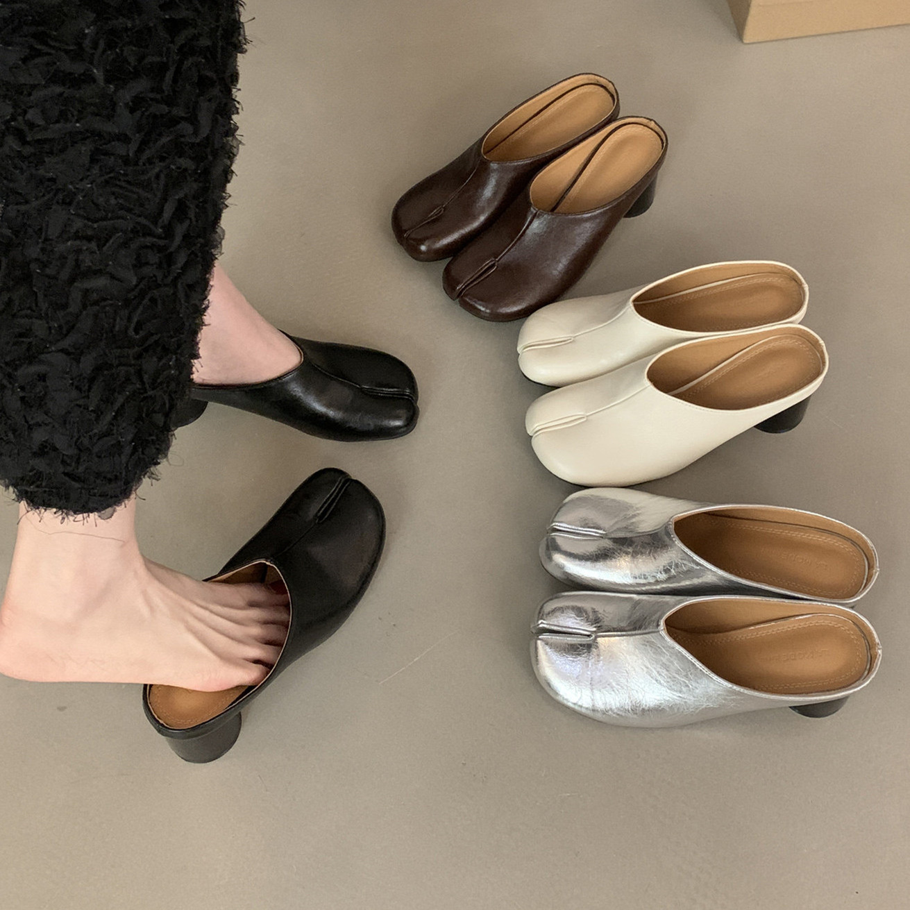 Women'S Fashion Korea - Bailamos Lente Dames Split Toe Schoenen
