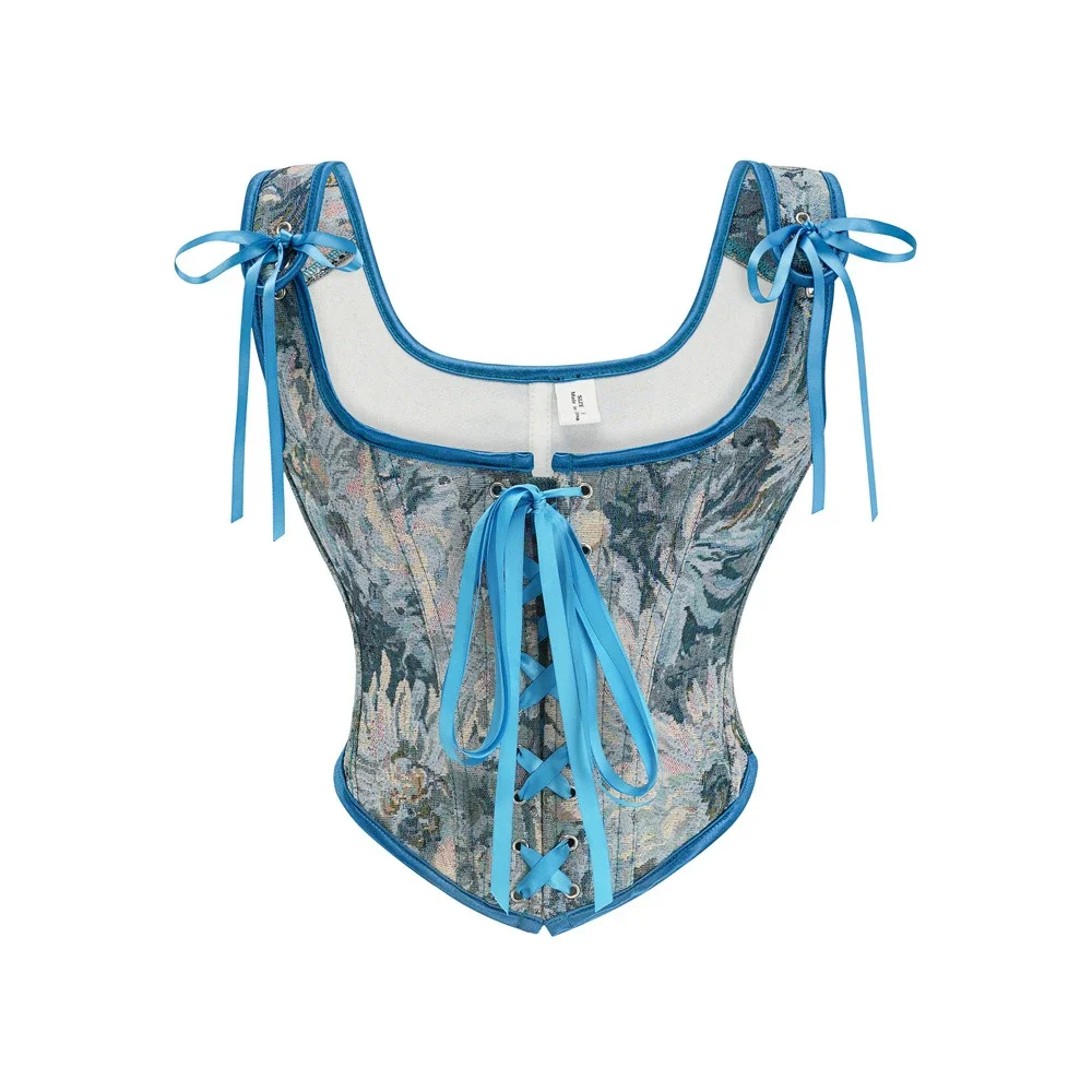 Women'S Fashion Victorian - Mode Vintage Corset Crop Tops voor