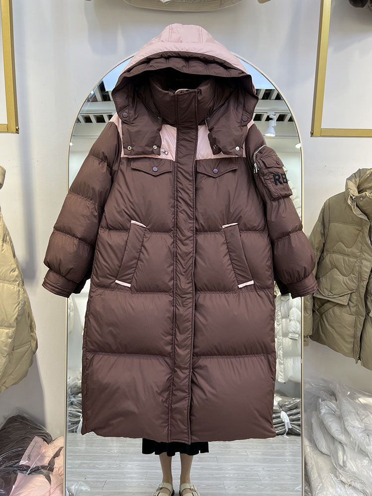Women Fashion Over The Years - Winter nieuw donsjack dames lange capuchon