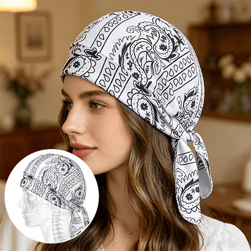 Women'S Fashion Hats - Paisley bedrukte unisex hoofddoek voor zomer