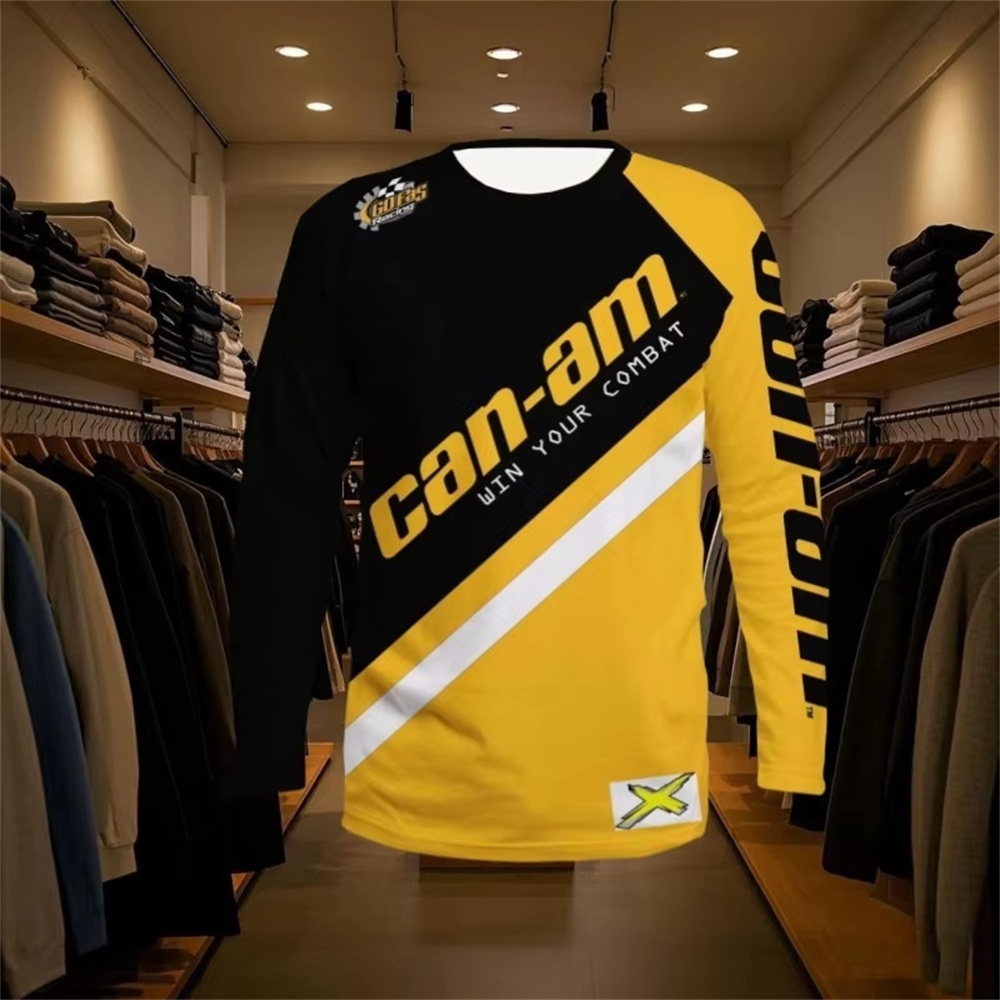 Women Fashion Images - Motorcycle Racing T-shirt met lange mouwen