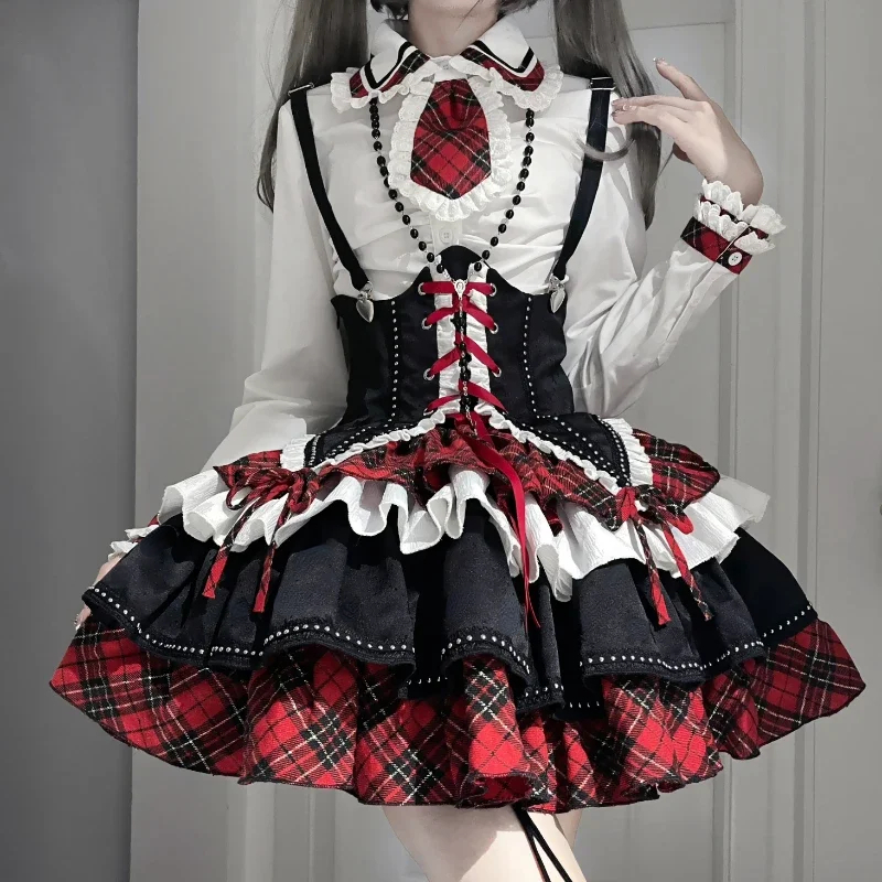 Women'S Fashion Victorian - Victoriaanse Gothic Lolita Jurk Set Vrouwen