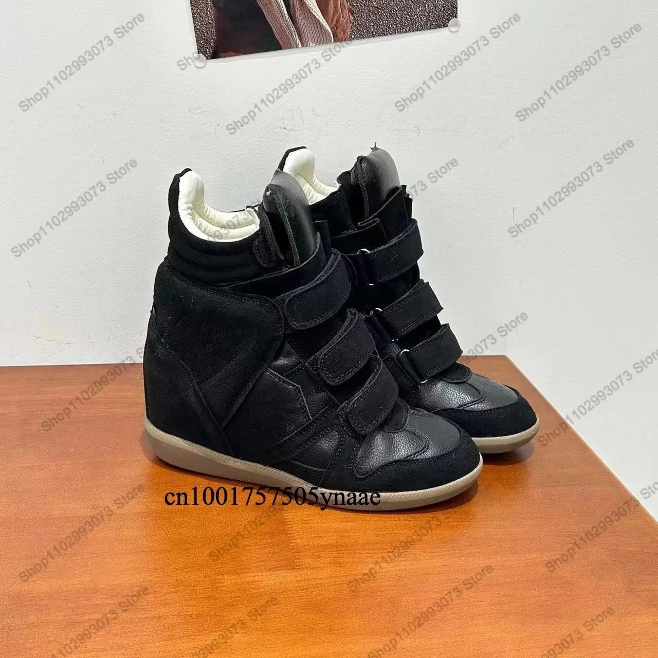 Sneakers Fashion Women - Dames Hoge sneakers met verborgen sleehak