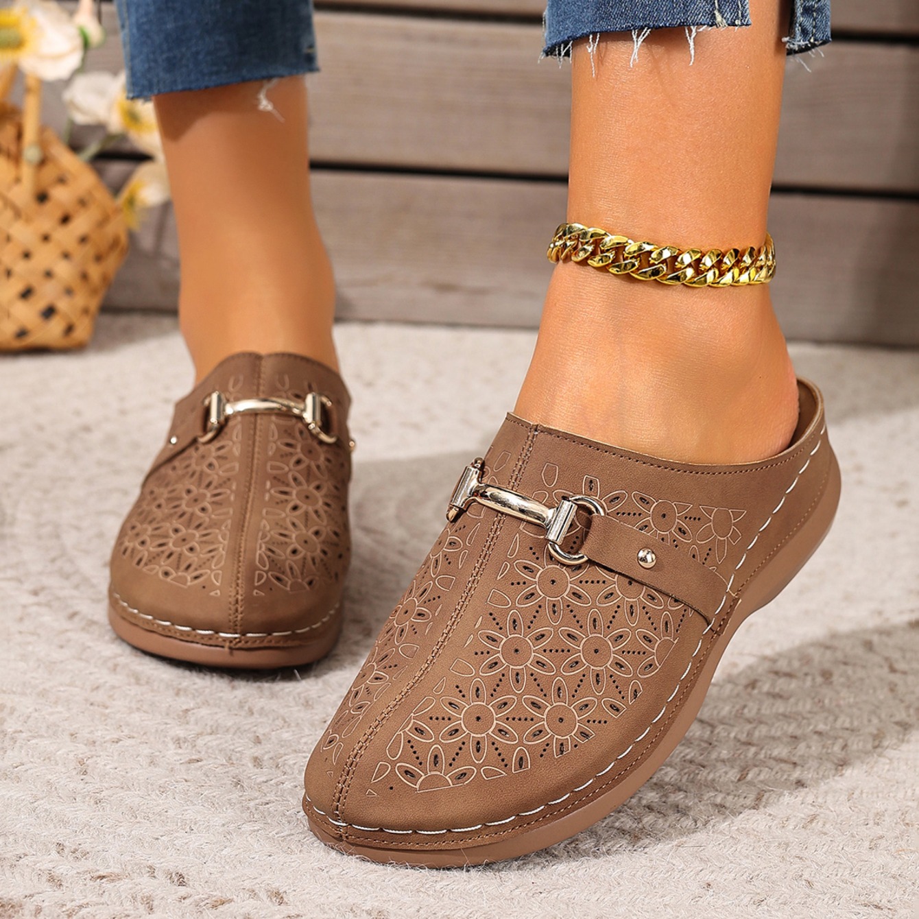 Women'S Fashion Middle Ages - Damesslippers Lichtgewicht mode-slippers met halve ondersteuning