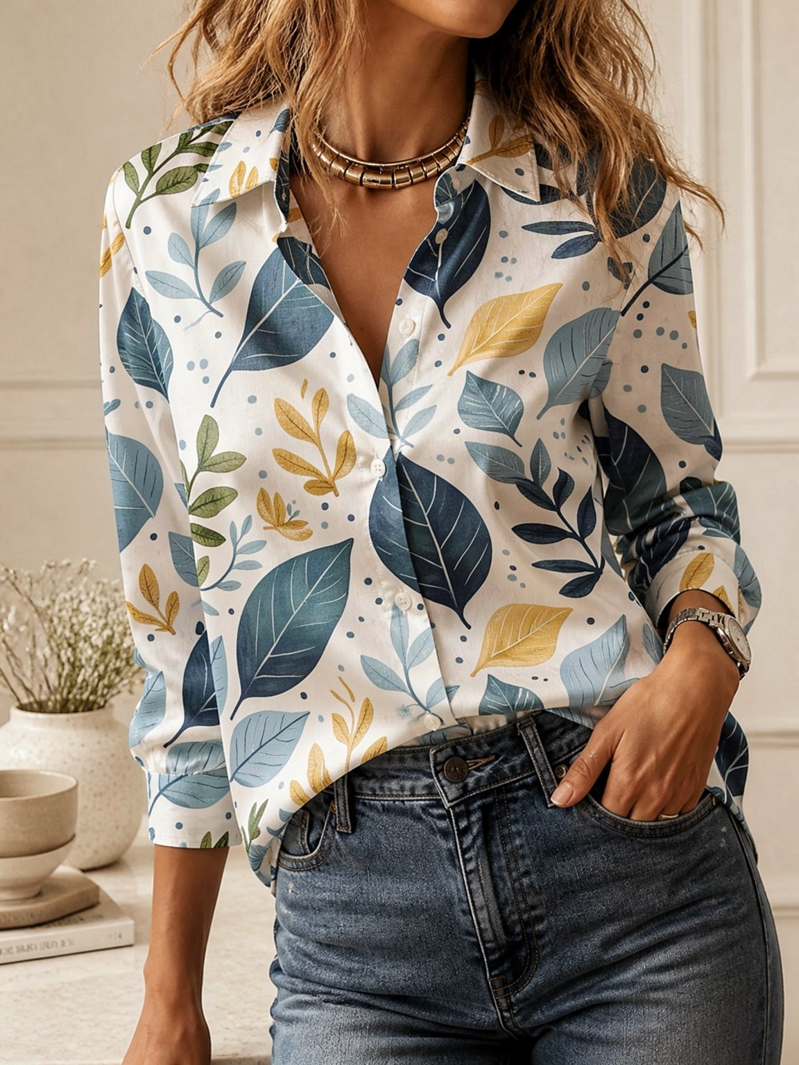 2026 Stijlvol los overhemd met - Women'S Fashion Tops recensie en prijs