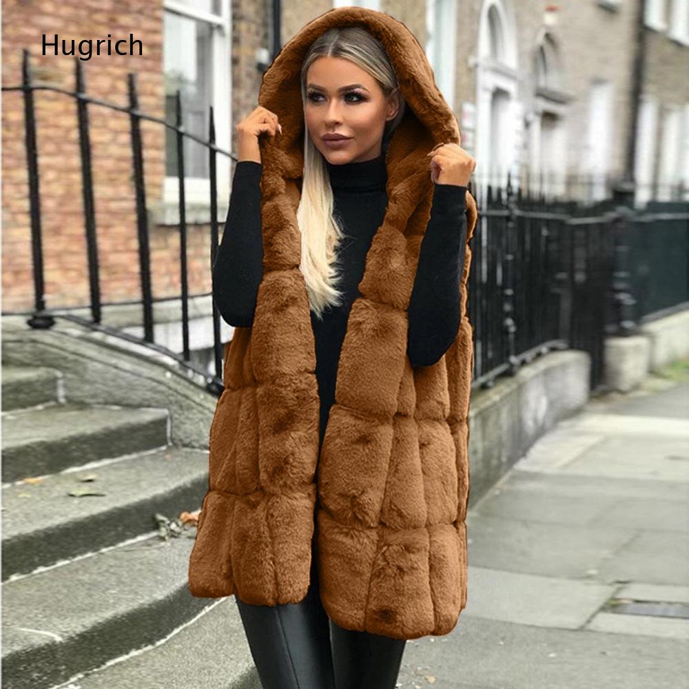 Dames bruin nepbont vest met c - Women'S Fashion Gilet recensie en prijs