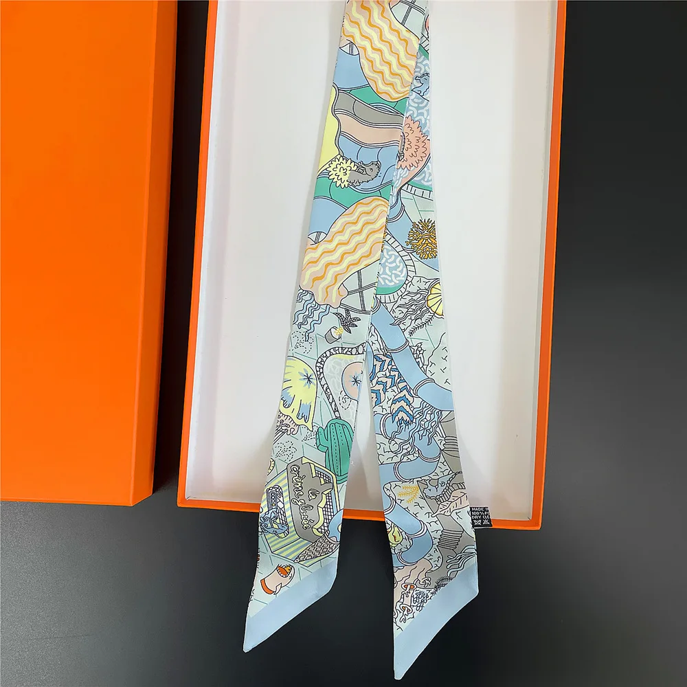 2025 Nieuwe Luxe Haarlint Sjaa - Women Fashion Necktie recensie en prijs