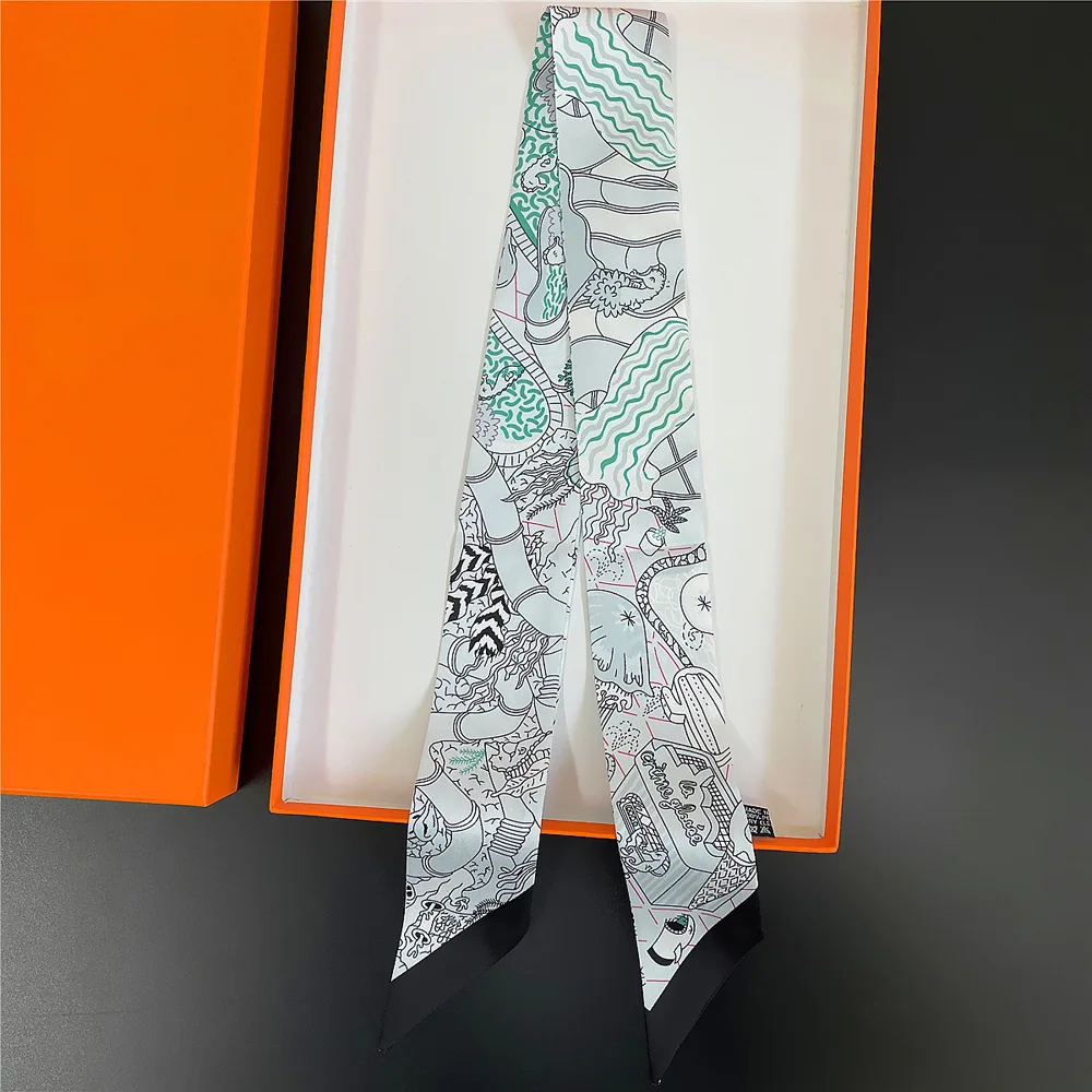 2025 Nieuwe Luxe Haarlint Sjaa - Women Fashion Necktie recensie en prijs