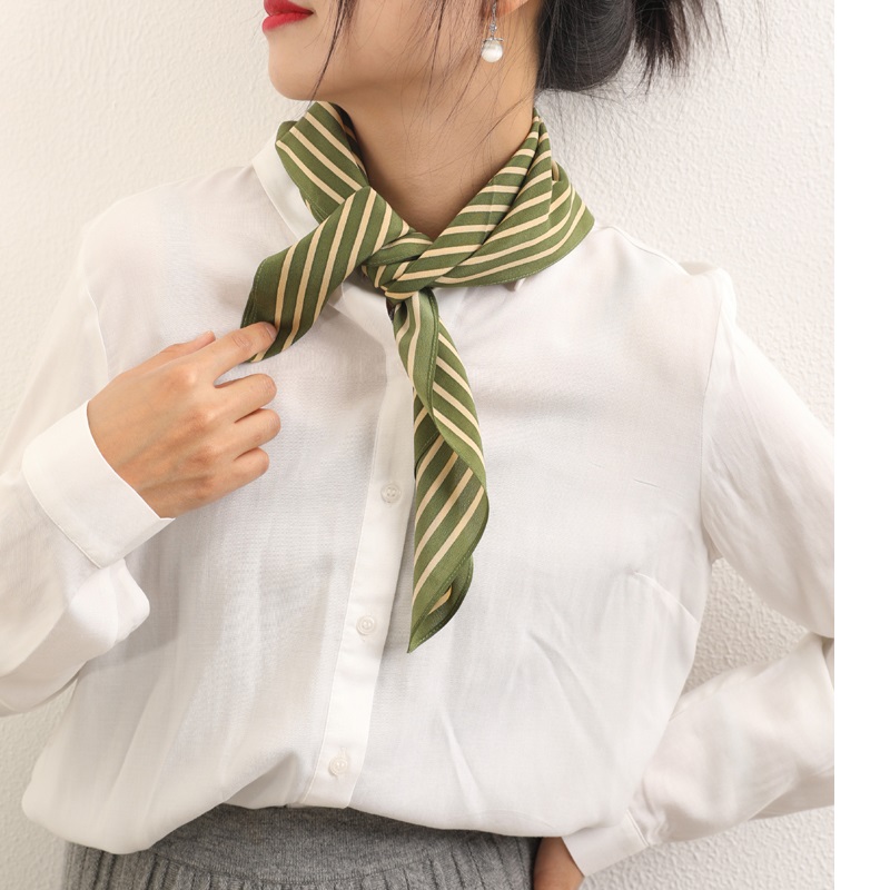 Streep Print 100% Zijden Hals  - Women'S Fashion Hats recensie en prijs