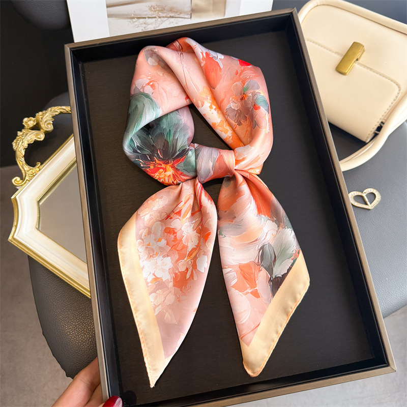 2026 Nieuwe Bloemenprint Zijde - Women Fashion Necktie recensie en prijs
