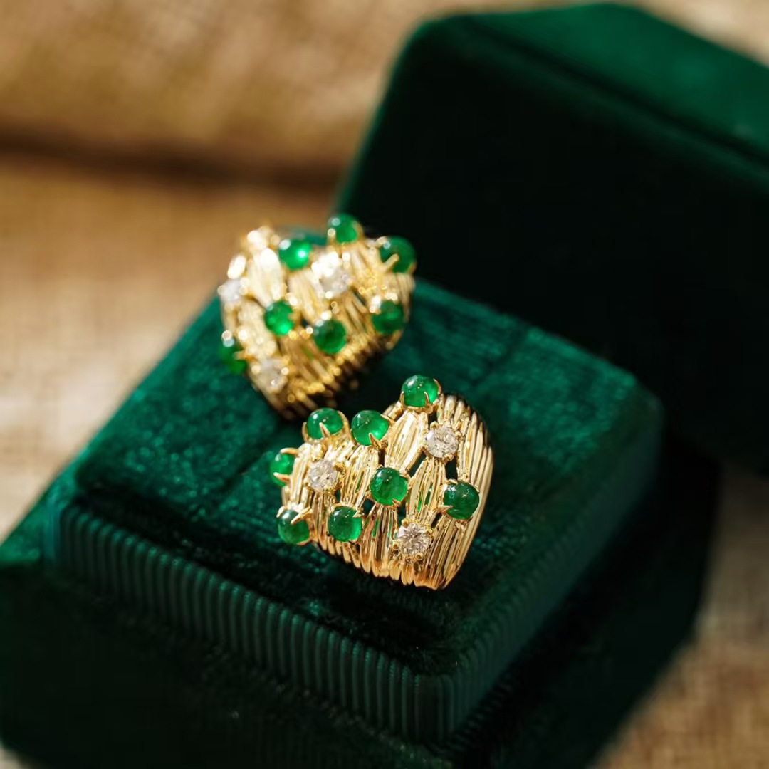 Retro14K Gold Filled Emerald D - Women'S Fashion Victorian recensie en prijs
