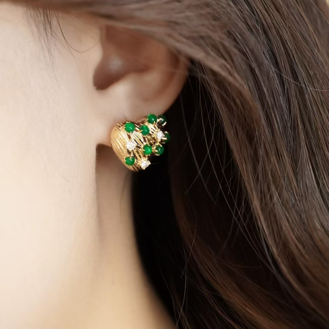 Retro14K Gold Filled Emerald D - Women'S Fashion Victorian recensie en prijs