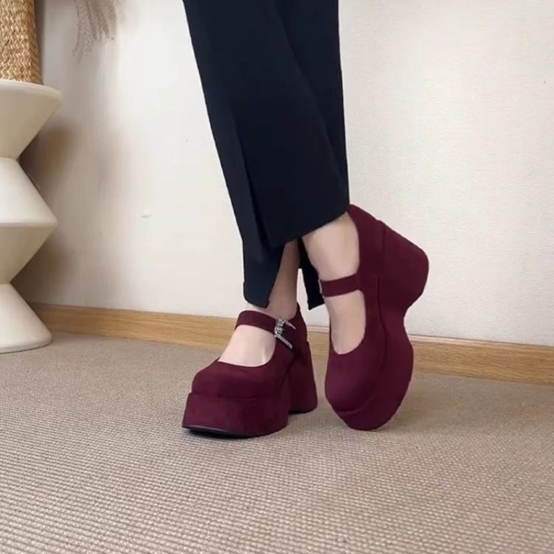Dikke Platform Mary Jane Schoe - Women'S Fashion Korea recensie en prijs