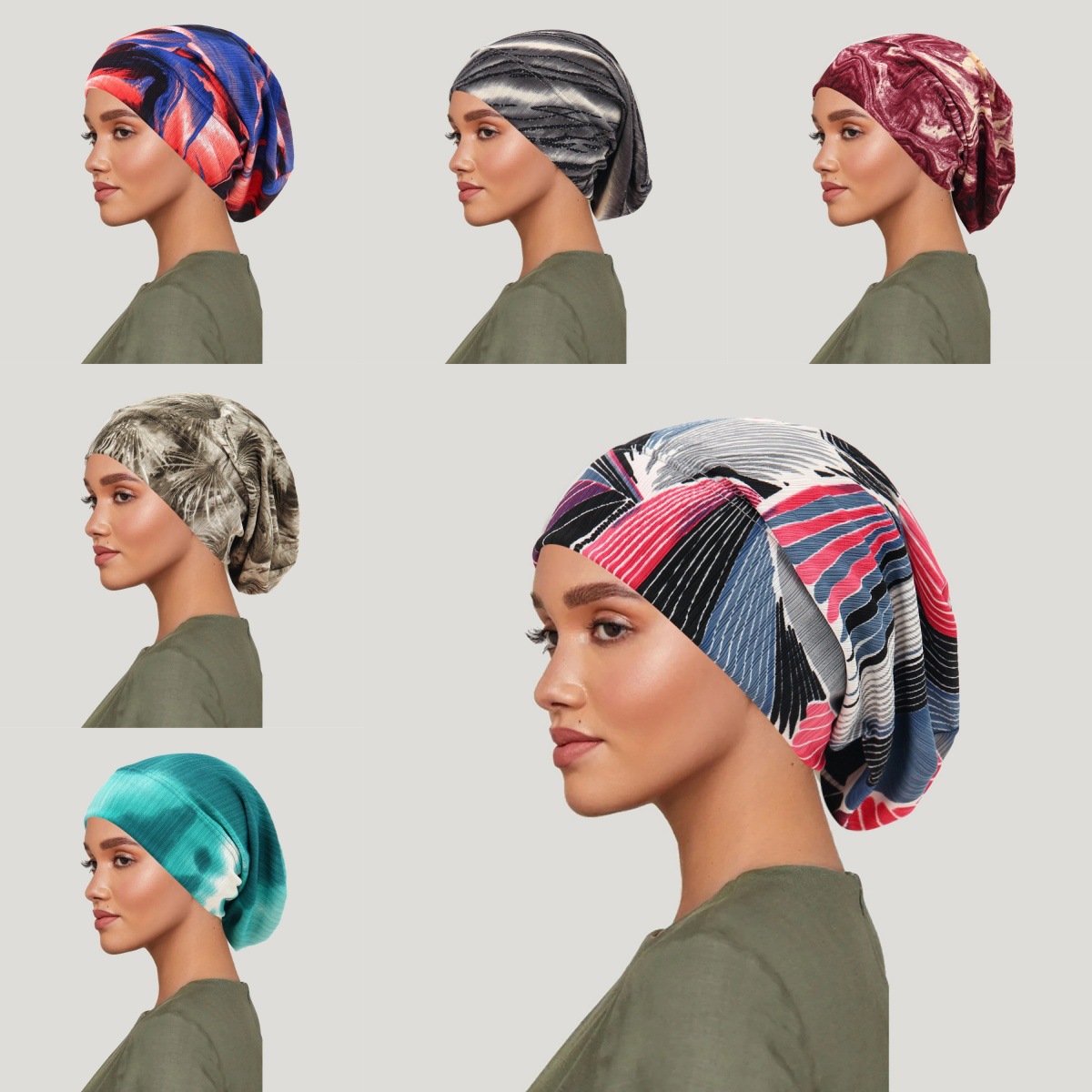 2026 Nieuwe Tie-Dye Haar Cover - Women'S Fashion Hats recensie en prijs