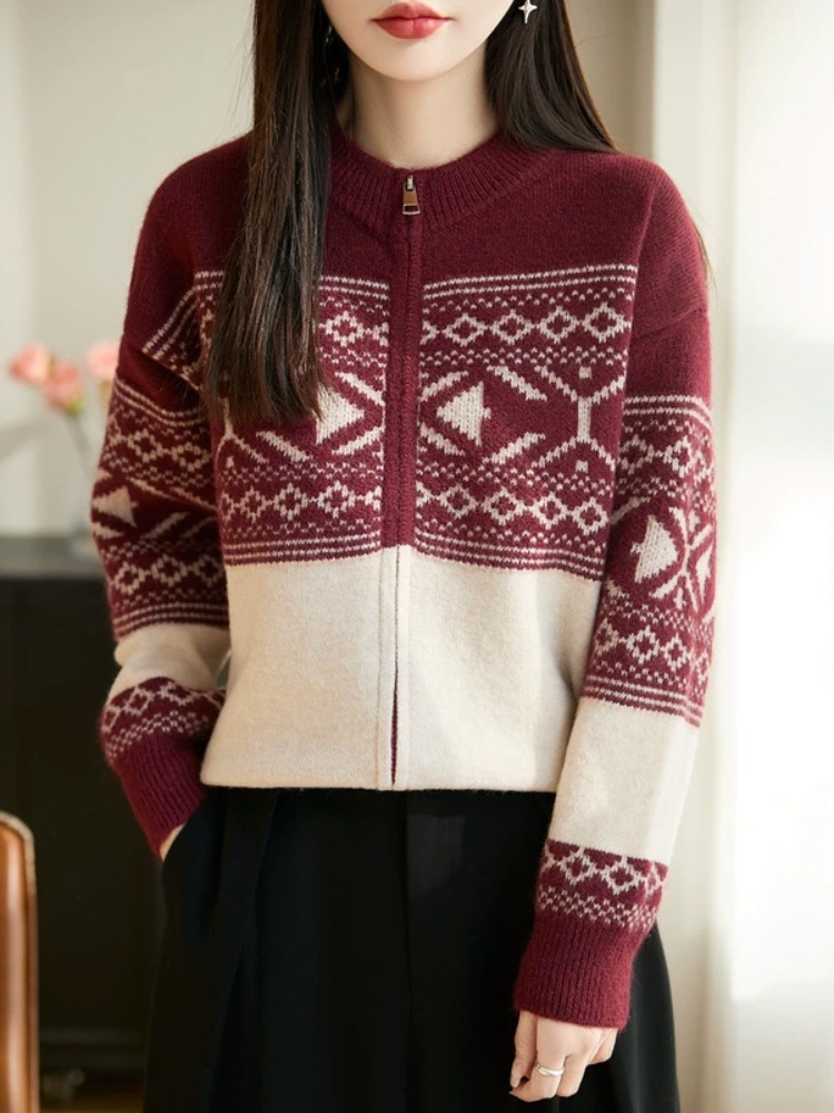 Vintage Jacquard Koreaanse Mod - Women'S Fashion Gilet recensie en prijs