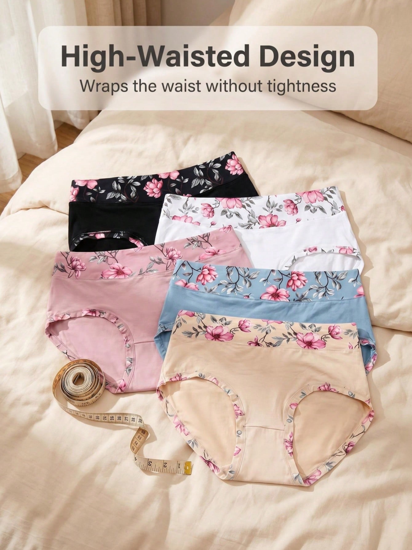 5PCS Plus Size damesslipjes me - Women Fashion Images recensie en prijs