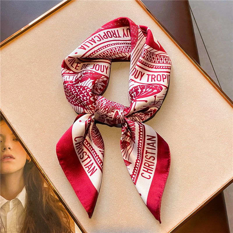 Brief Afdrukken Zijde Satijn Z - Women Fashion Necktie recensie en prijs
