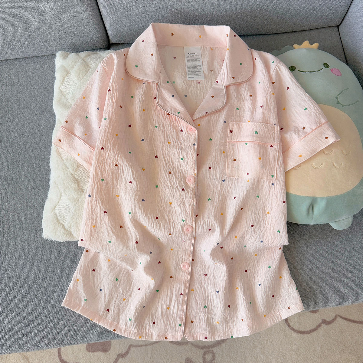Dames bedrukte katoenen pyjama - Women Fashion Images recensie en prijs