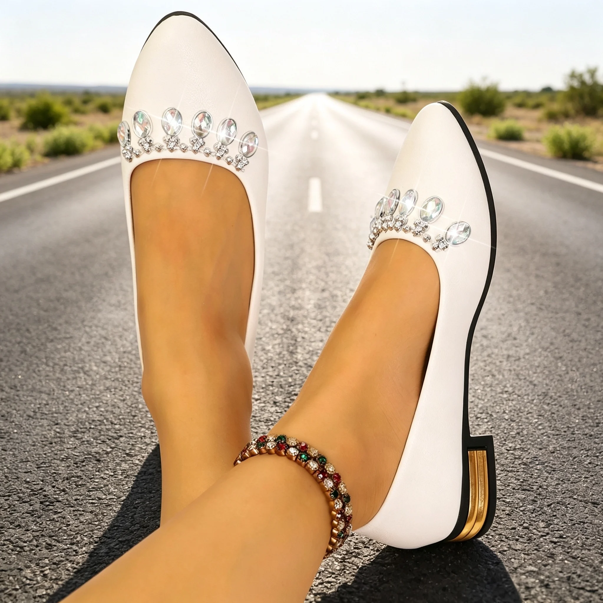 Dames Flats Pointed Toe Ballet - Sneakers Fashion Women recensie en prijs