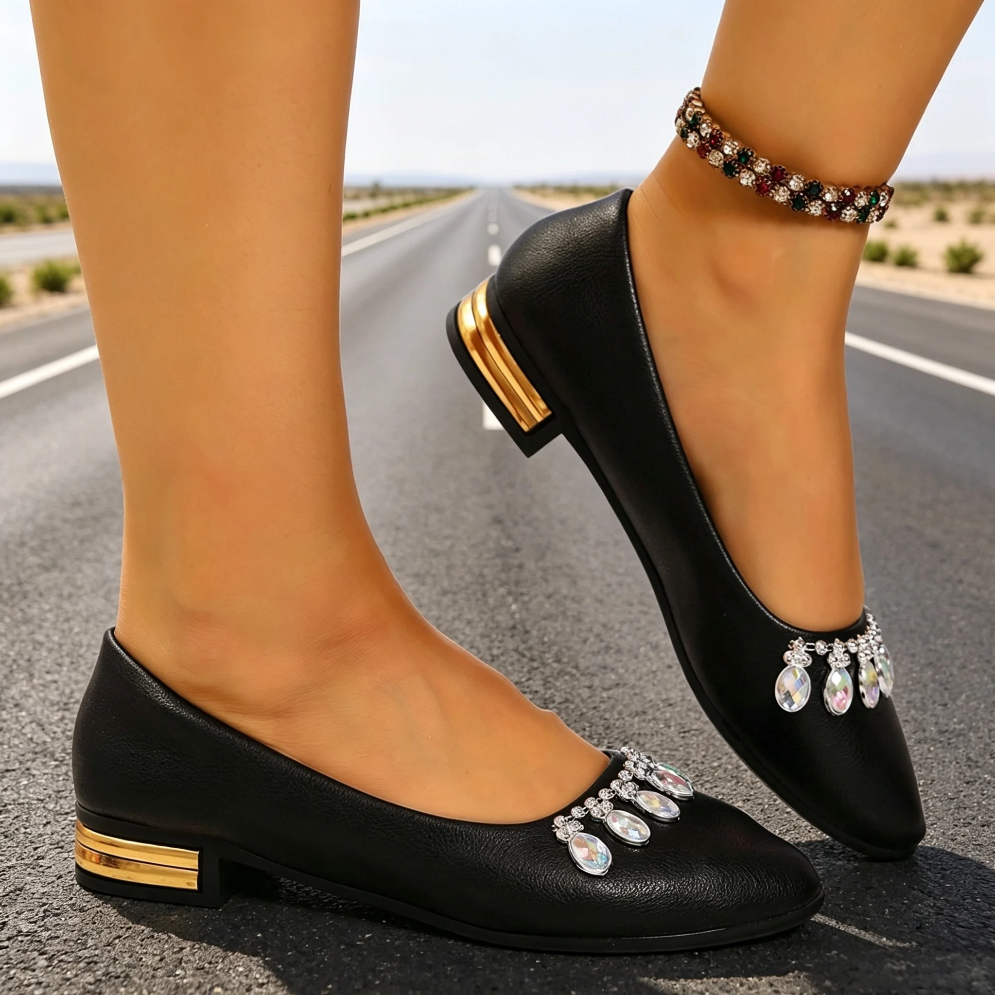 Dames Flats Pointed Toe Ballet - Sneakers Fashion Women recensie en prijs