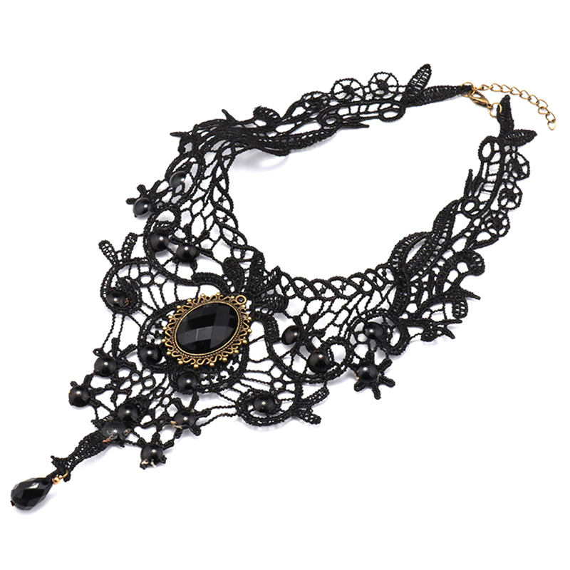 Hot Sale Vrouwen Zwart Kant Kr - Women'S Fashion Victorian recensie en prijs