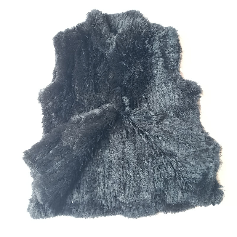 2023 Winter Zwart Gebreid Echt - Women'S Fashion Gilet recensie en prijs