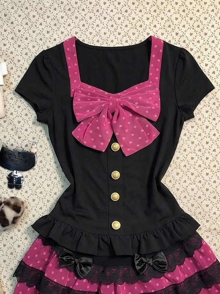 Y2K Zoete Kawaii Elegante 2-de - Women'S Fashion Designer Clothes recensie en prijs