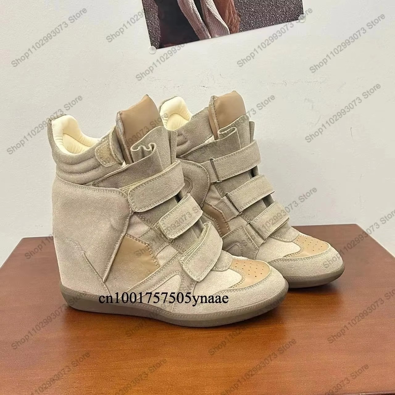 Dames Hoge sneakers met verbor - Sneakers Fashion Women recensie en prijs